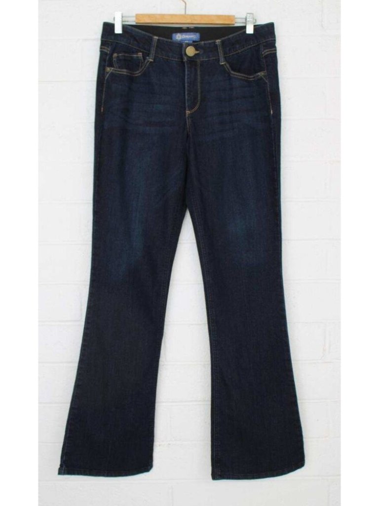 Nwot Democracy 12 Hi Rise Indigo Ab Solution Out There Flared Jeans